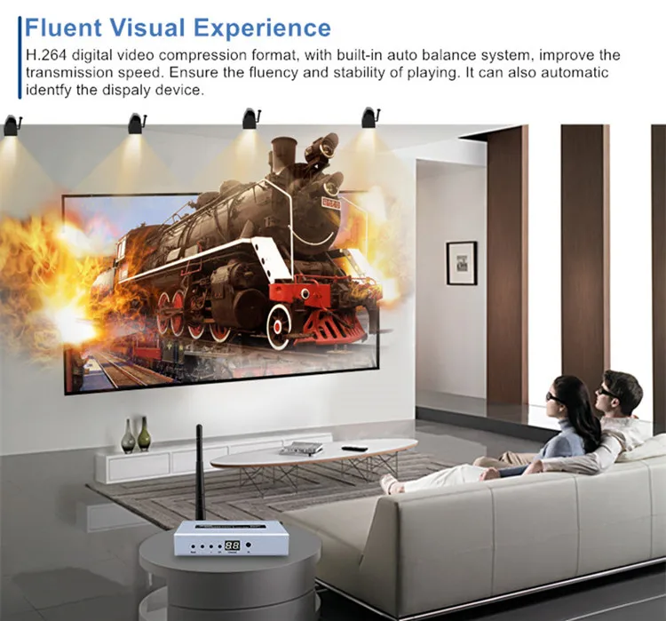 
Wireless Transmitter And Receiver With IR 50m 100m hdmi Wifi wireless hdmi extender 