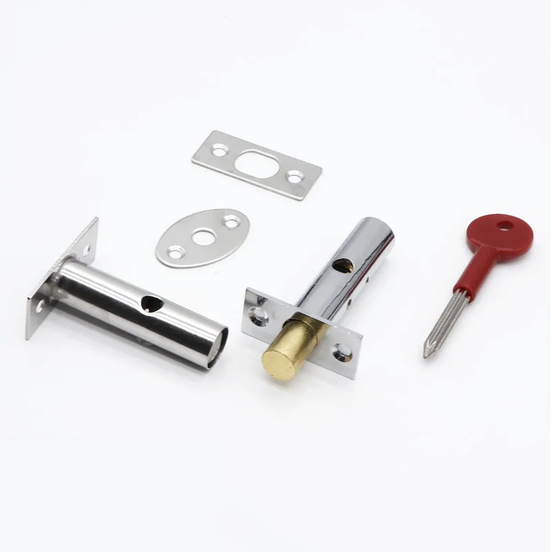 Hardware Pipe Tube lock Fitting Furniture Metal Stainless steel  Lock For Drawer Cabinet Drawer Lock Security Padlock