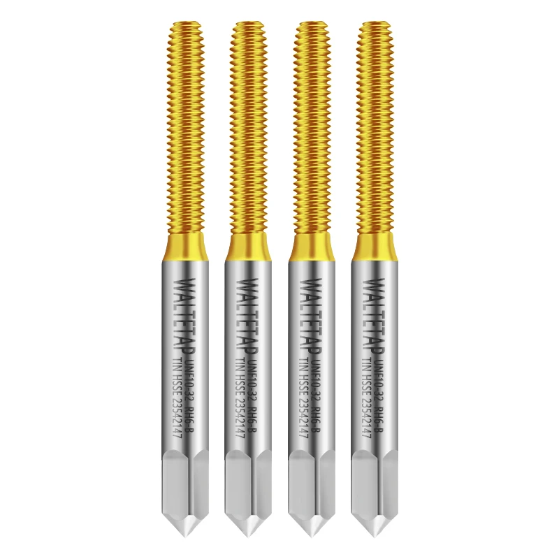 WALTETAP HSSE с оловянными рулонные краны UNF 00-90 0-90 0-80 1-72 2-64 3-56 4-48 5-44 6-40 8-36 8-40 12-28 машина резьбовой кран