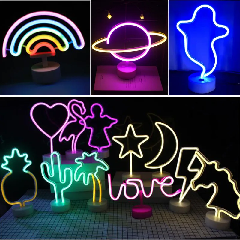 
New Christmas Decoration USB/Batttery Custom Neon Sign Led Neon Lights 