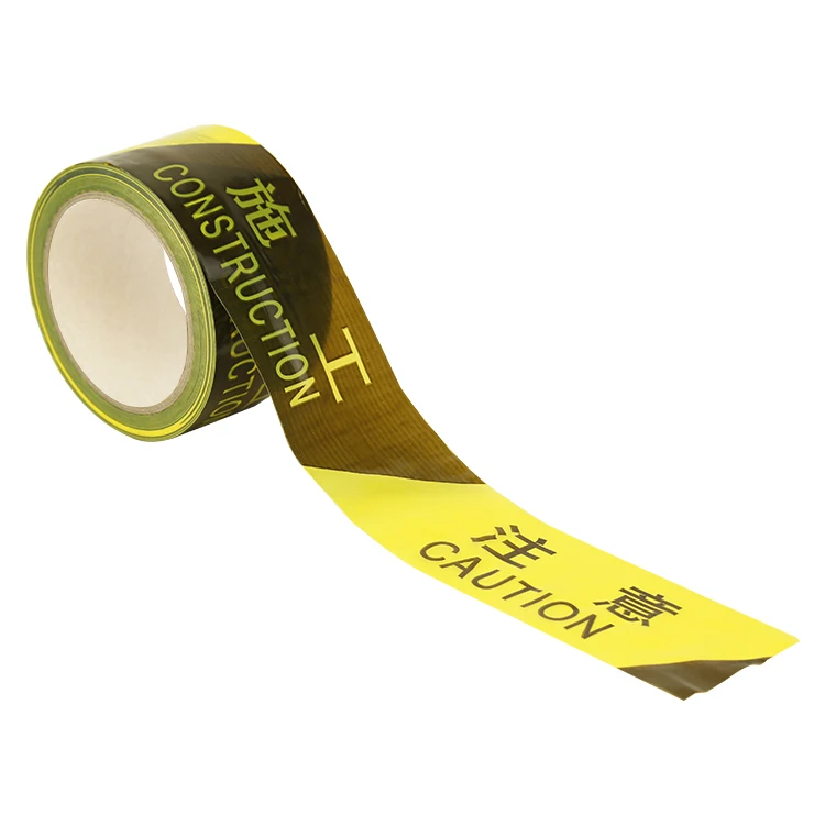 China Factory Custom PE Waterproof Printed Barrier Ribbon Fiber-Optic-Cable-Warning Tape Reflective Reflective Warning Tape