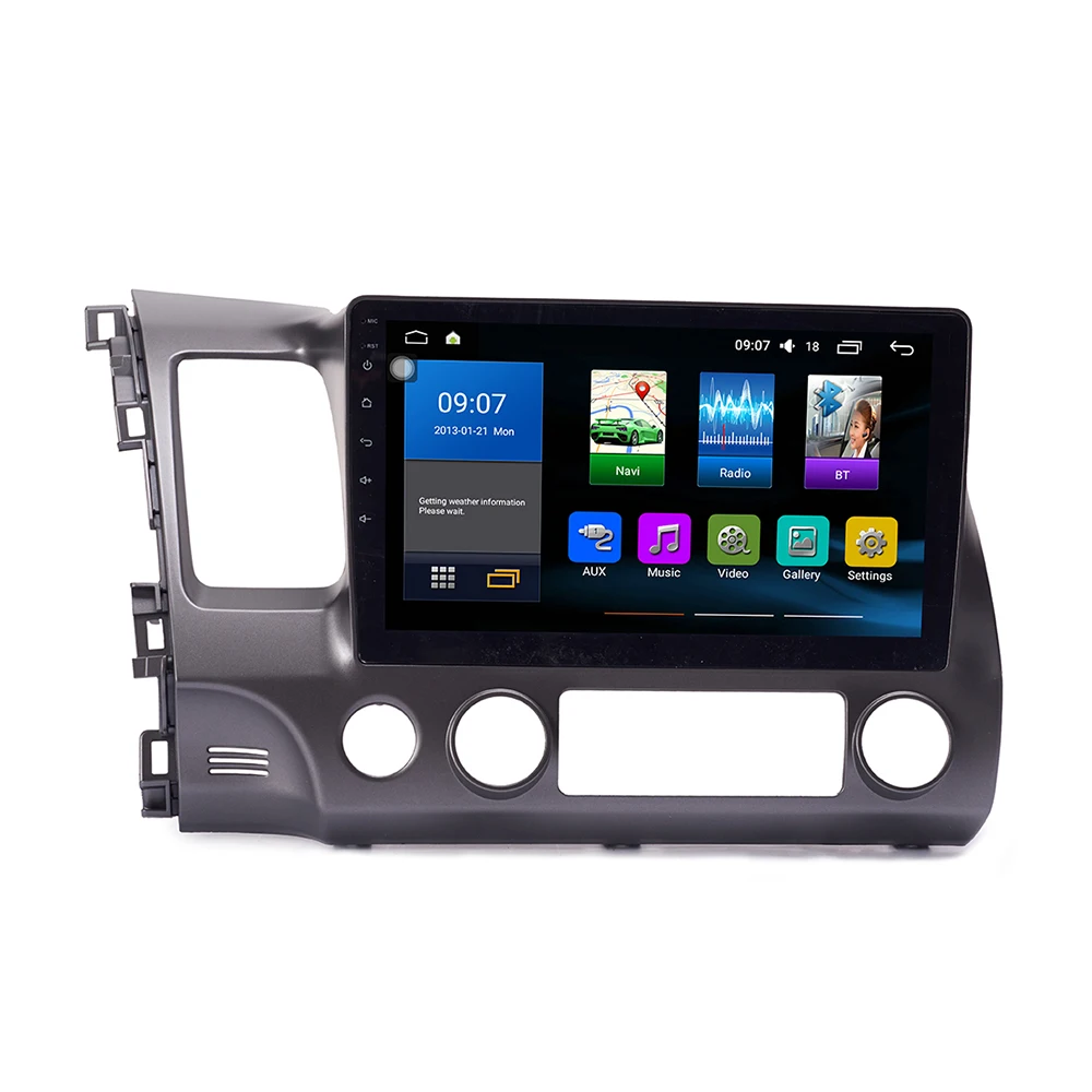 For Honda Civic 2004-2011 Car Stereo Headunit Double 2 Din Octa-Core Quad GPS Navigation Carplay 10 inch android car radio