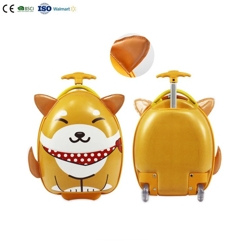 Stock Production On Sale 16 Inch Trolley Suitcase Travel Luggage Bag For Kids With Flash Wheels