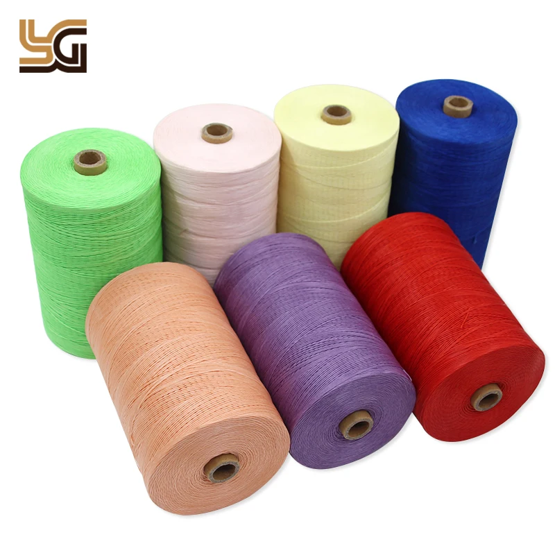 hilo encerado flat wax threads 1.0mm  wax thread jewelry DIY Handmade Leather Sewing polyester waxed thread
