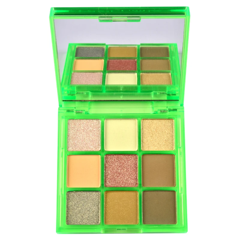 New luxury cosmetics  Hot Sale High Pigment  Glitter Private label 9 colours eyeshadow palette