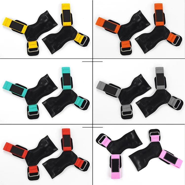 Grips Flex Weight Lifting Gloves Heavy Duty Straps Alternative Power Lifting Hooks for Deadlifts with Padded Wrist Wrap Support