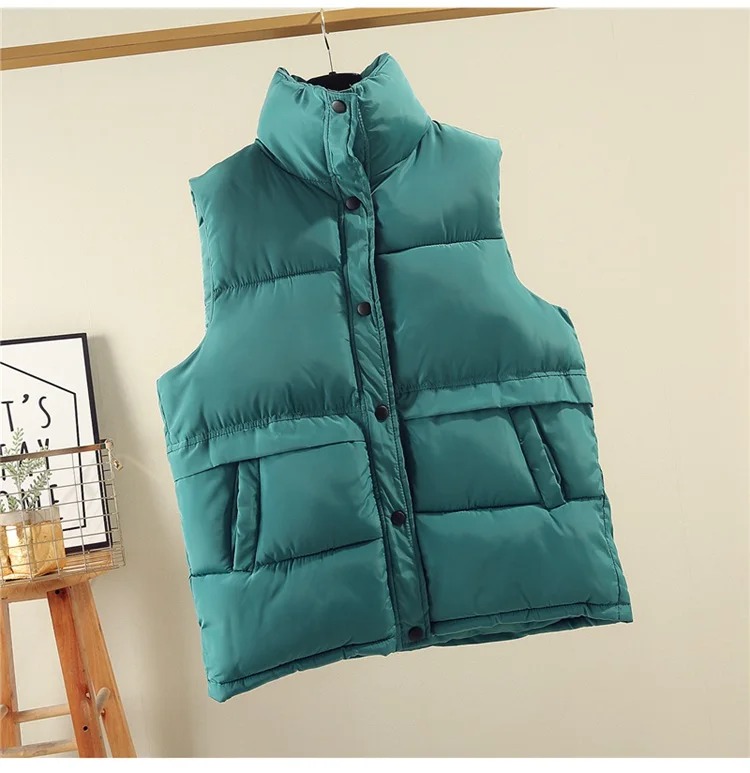 Модный простой дизайнерский женский зимний пуховой жилет для девушек, оптовая продажа, Женская куртка без рукавов по заводской цене, одежда