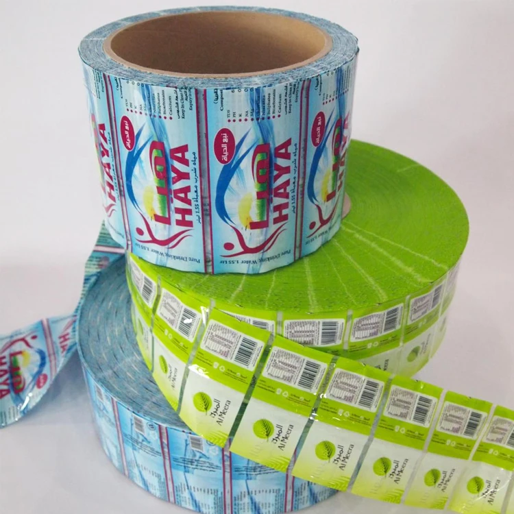 Cheap Price Heat Shrinkable Sleeve Label Roll Custom Logo PVC PET Film Mineral Water Bottle Labels Shrink Sleeve Labels for Sale