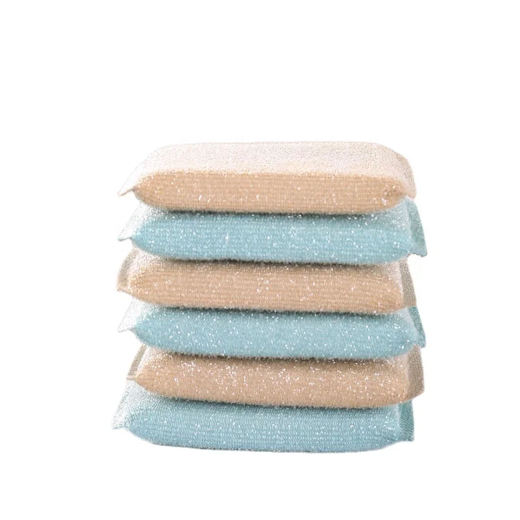 Supplier Wholesale Cleaning Kitchen Product Stainless Steel Wool Scrubber Metal Sponge