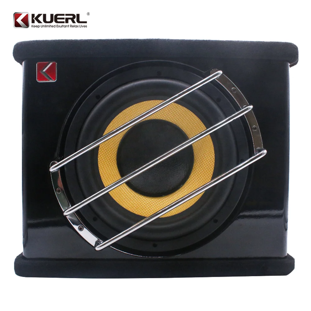 Factory wholesale high power amplifier car audio subwoofer 12V active car subwoofer 10 inch