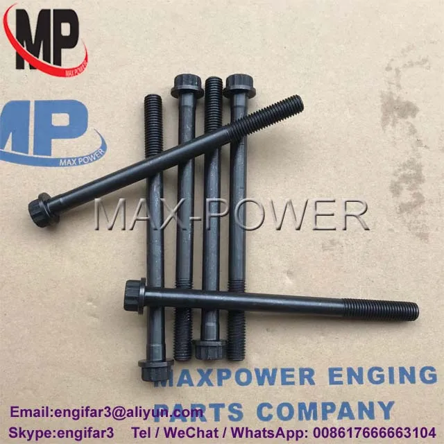 6D16T болт головки цилиндра ME041111 M14X129 ME041112 M14X192 для дизельных экскаваторов