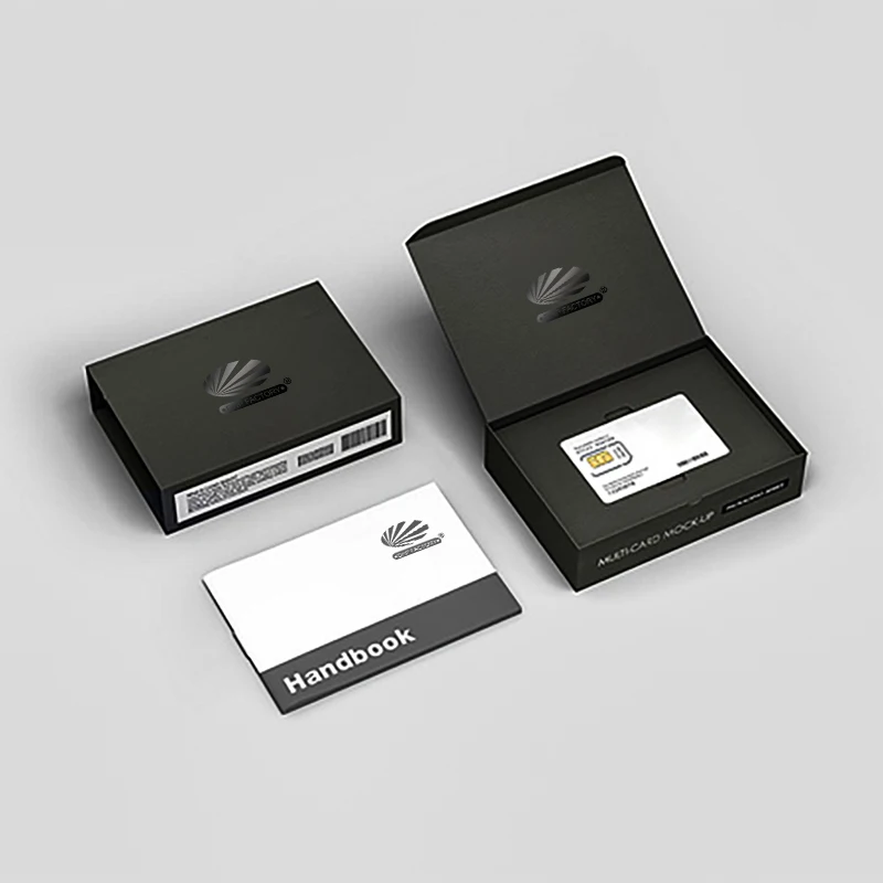 Custom Magnetic Packaging Paper Rigid Fold Cardboard Luxury Vip Credit Business Card Holder Packaging Gift Box For Credit Card