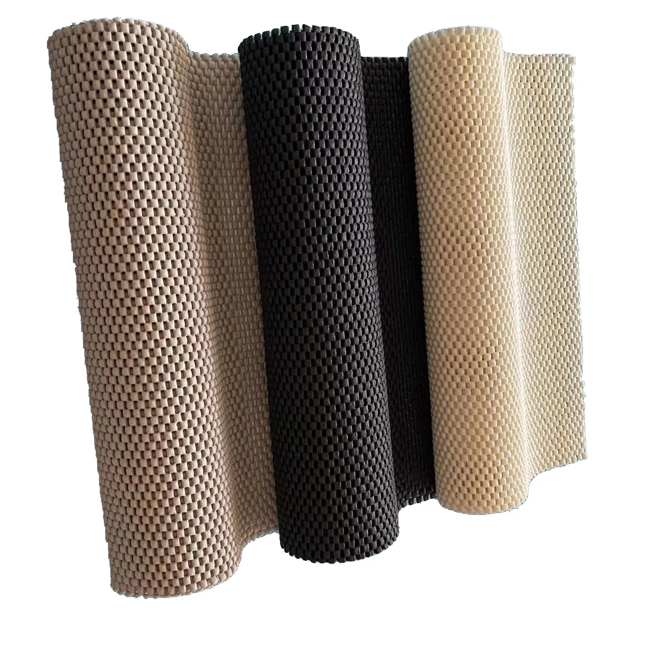 High quality eco-friendly material ultra non slip rug pad by slip-Stop colorful printed pvc foam board mesh fabric
