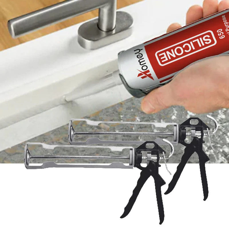 Алюминиевый вращающийся силиконовый пистолет-аппликатор Homey SG400