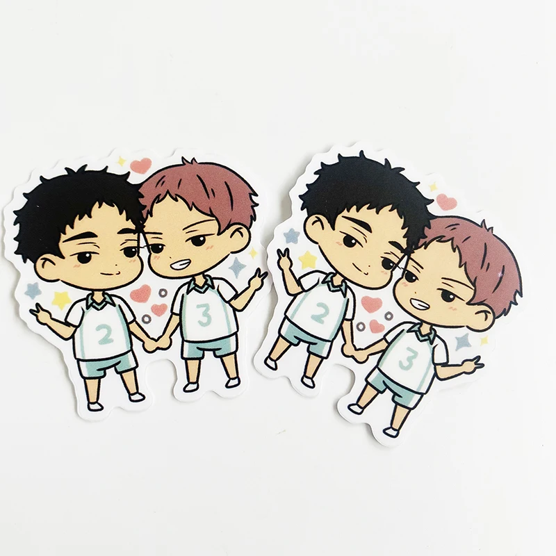 Custom Cute Cartoon Animals Sticker for Kids Labels Round Vinyl Paper School Teacher Supplies Child Reward Sticker Printing