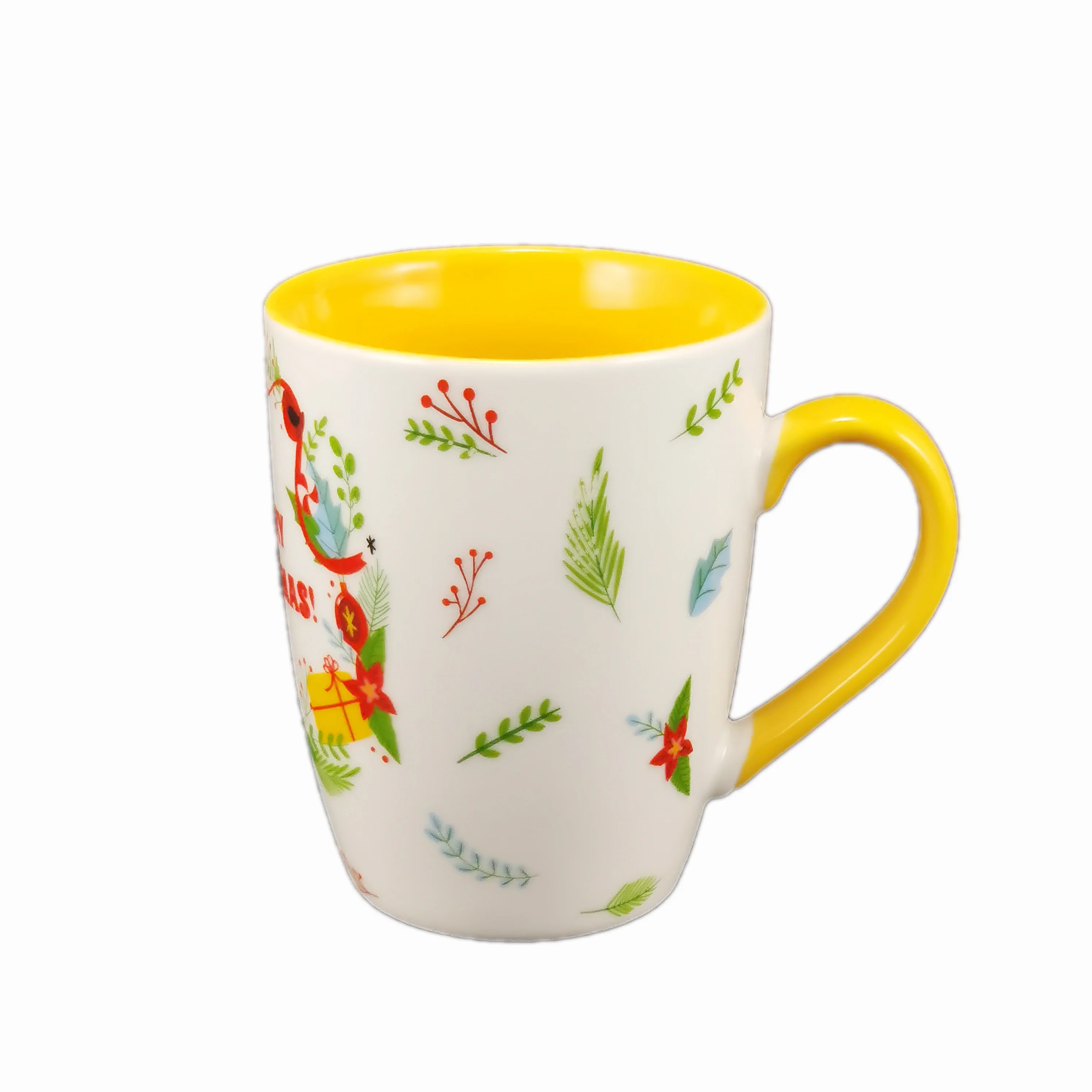 Элегантная керамическая кружка класса AB с полной печатью 12 унций с рождественским дизайном