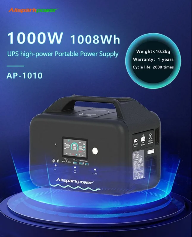 best portable power bank 1000w 220v Power Bank Portable Lithium Power Station anker powercore 20100