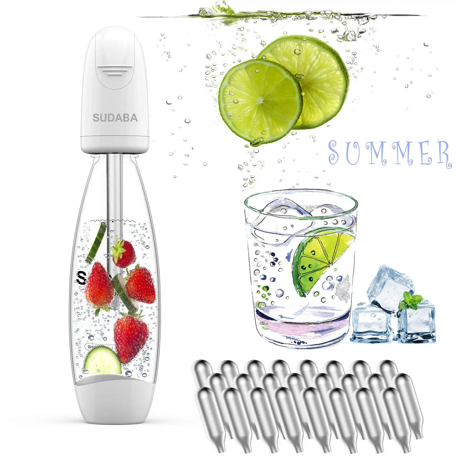 Good Quality Soda and Sparkling Water Maker Soda Fountain Machine Bottle Soda Maker Stream