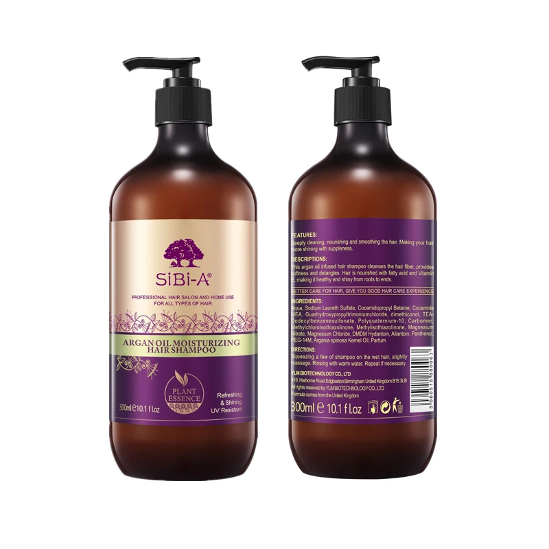 Private Label Factory Price Argan Oil Moisturizing  Shampoo for All Hair Types