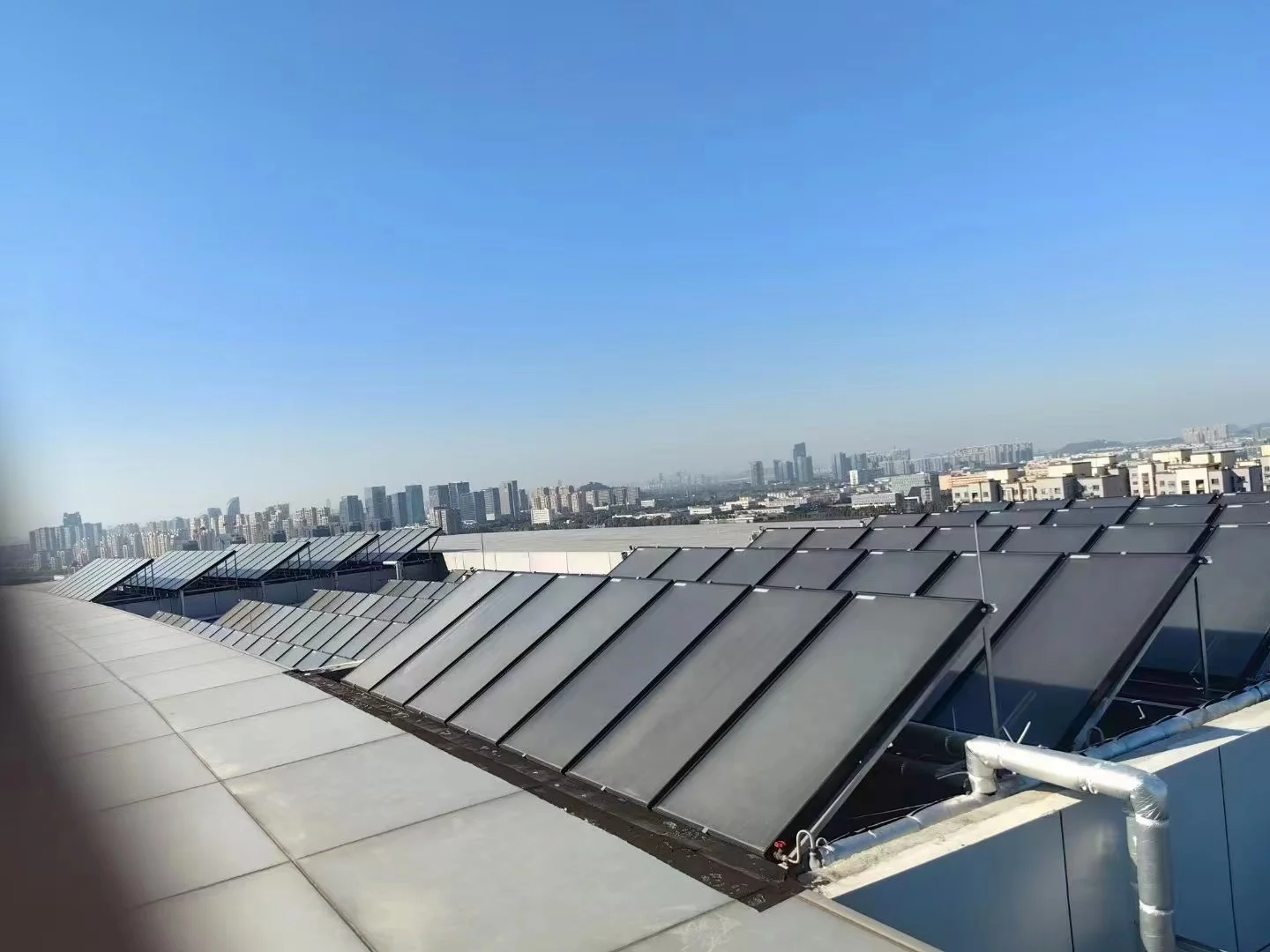 JUMBO Africa Factory smart Calentador de agua solar plano Flat Plate Solar Hot Water Heater Flat panel solar heater