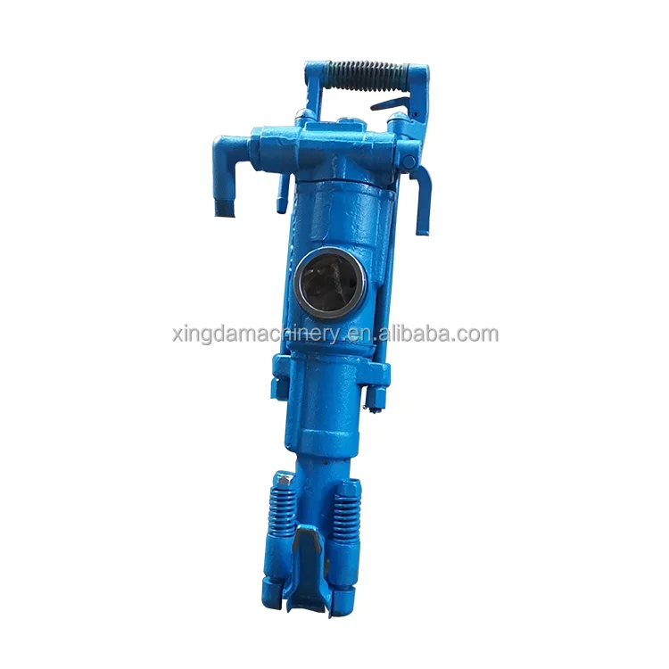 Low Noise Manual Jackhammer Mine Pneumatic Borehole Drilling Rig
