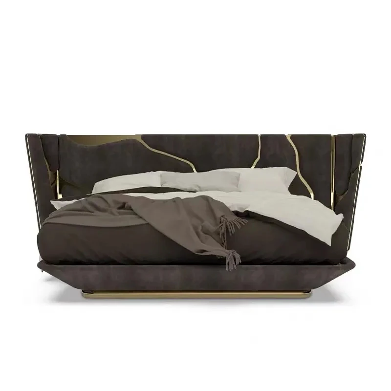 High end villa bed set high quality king size bedroom sets furniture royal luxury bedroom set