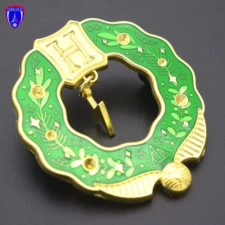 Изготовленный на заказ значок pin имя изготовленный металл брошь золотое покрытие твердым эмалиевым покрытием штырь отворотом с муфтой бабочки