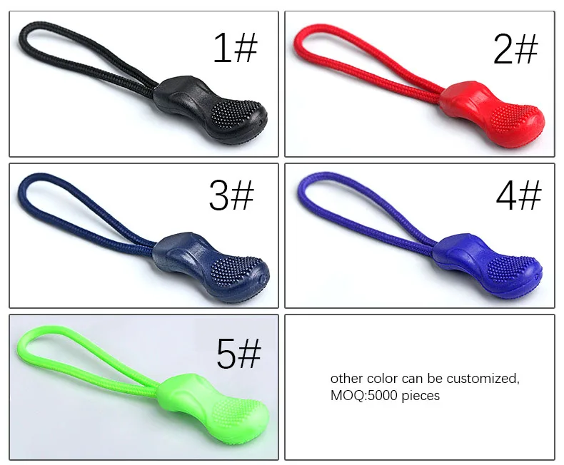 Fashion new design colorful handbags replaceable PVC zipper puller