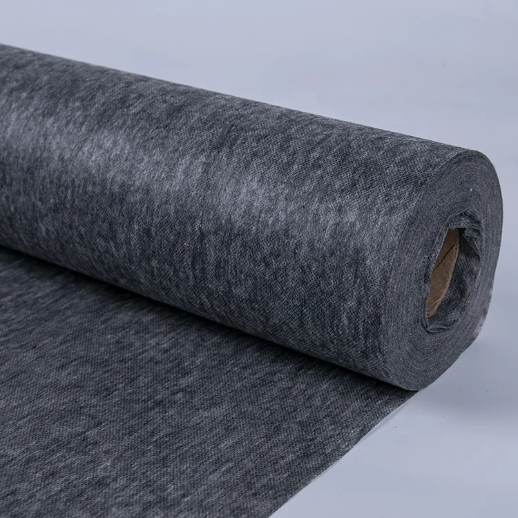 Factory nonwoven gum stay dot fusing interlining thermal bond double dot interlining for sale