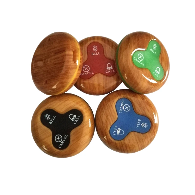 Quiz Buzzer Button System 3Keys 100% Waterproof Button And Small Display Hotel Room Service Equipment 1 screen 10 buttons