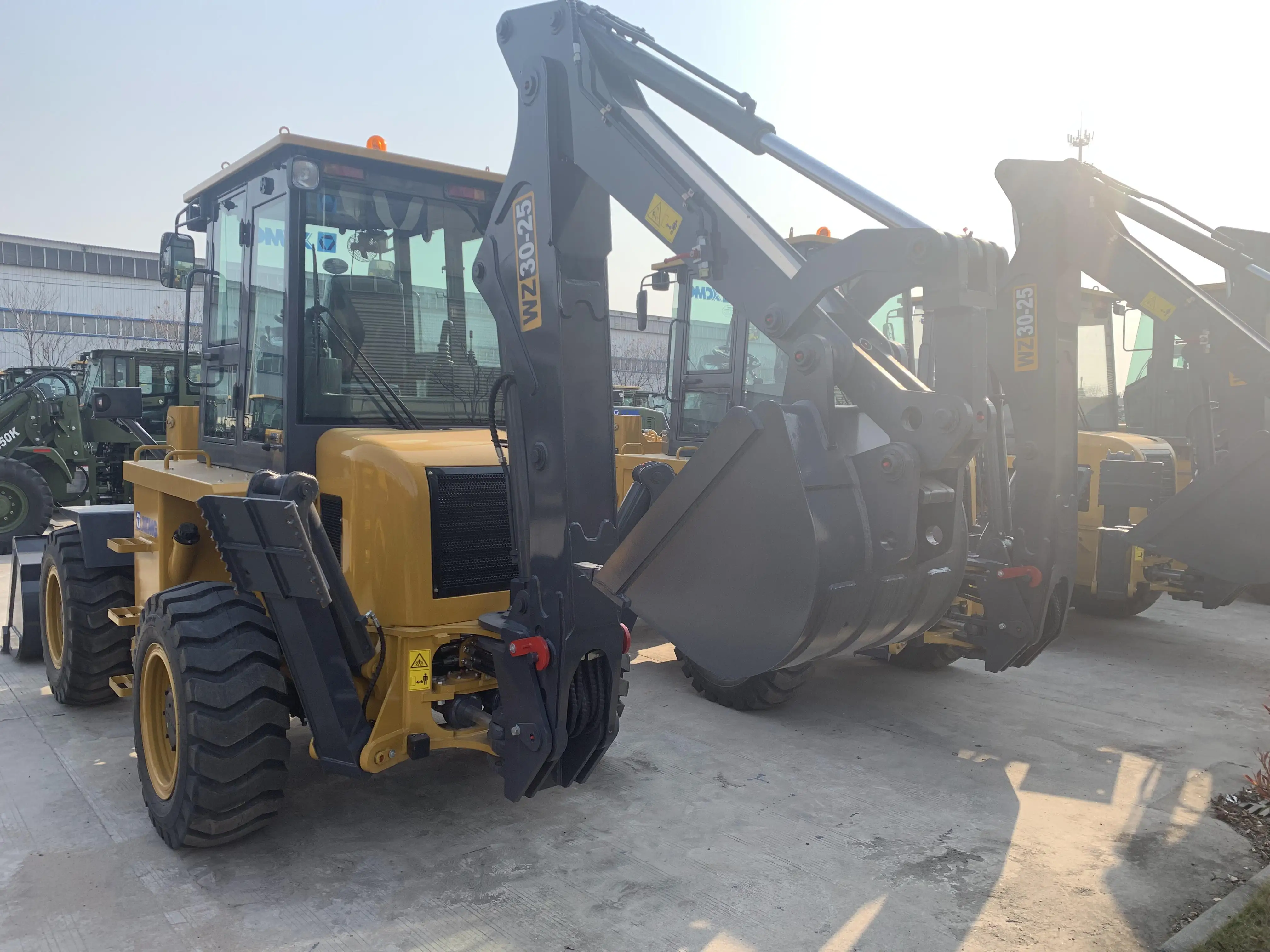 XCMG завод WZ30-25 2 5 тонный мини-4x4 Компактный трактор с погрузчика и экскаватора