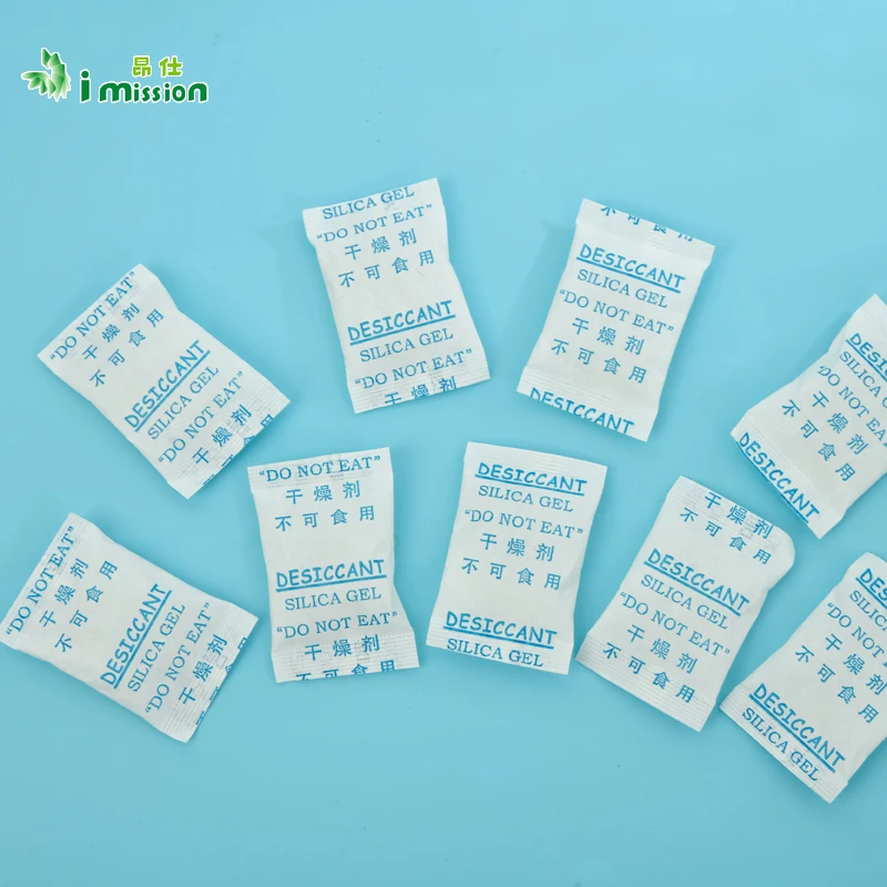 Silica Gel Absorbent Drying Agent 0.5G 1G Silica Gel White Beads Silica Gel Desiccant Bags  food grade