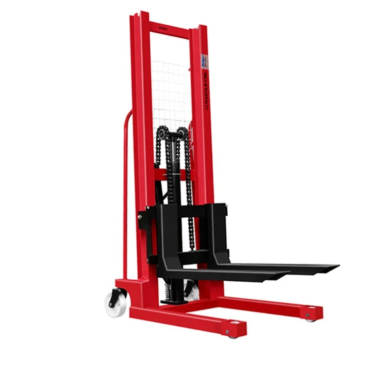 1ton 2ton  lower price hot sale good quality manual pallet stacker high quality Hydraulic forklift hand