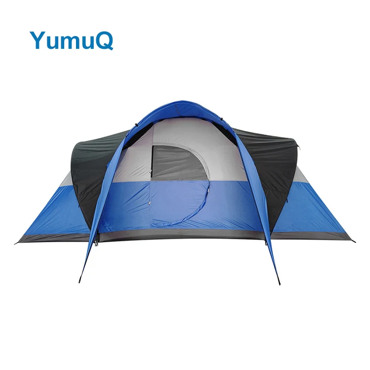 YumuQ Waterproof 3-4 Person Marquee Glamping outdoor large Family big white luxury For Camping Tent