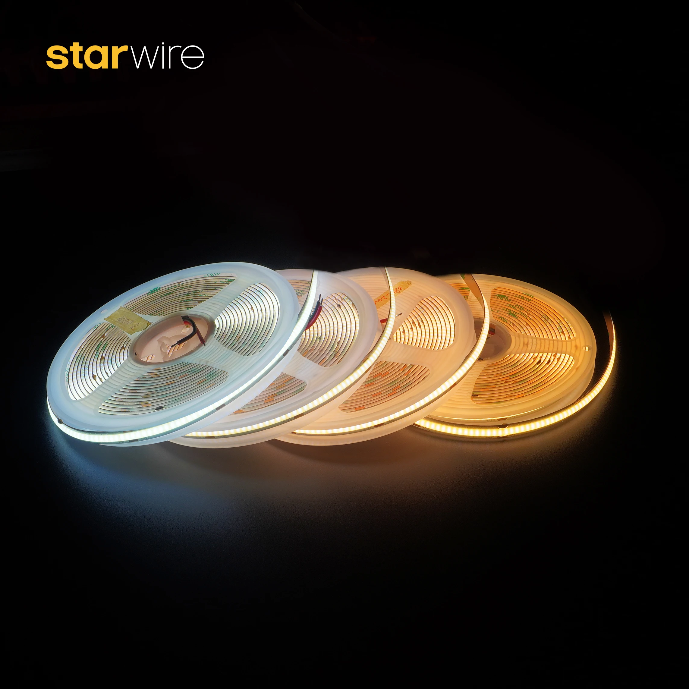 Professional Manufacturer Glue 8Mm Cob Led Strip 420Led/M Cold White