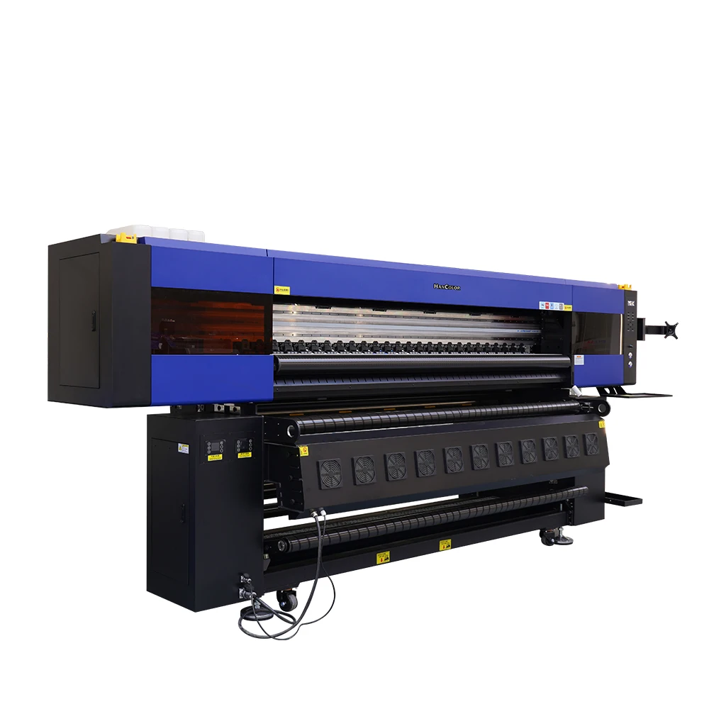Multicolor curtain printing machine 2.2 m sublimation printer machine 8 printer heads i3200 for fabric