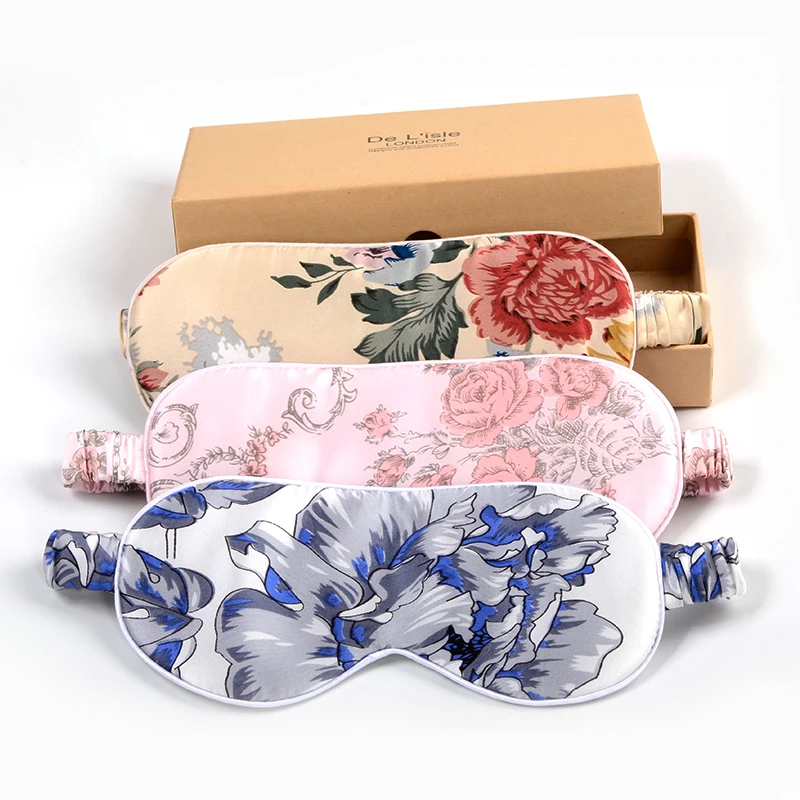 Top Quality Ladies Blindfold Silk Eye mask Sleep Silk Eyemask