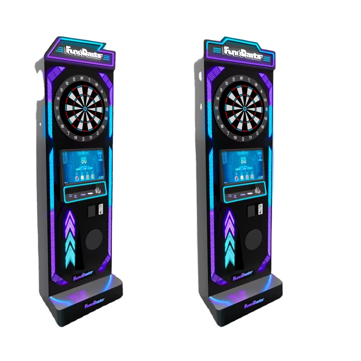 Neofuns Fun Dart Factory Price Coin Operated Game Electronic Darts Machine for Bar Street Amusement