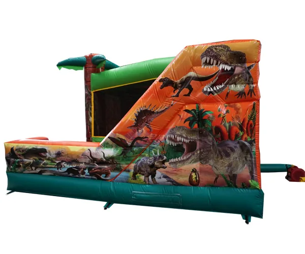 New design inflatable Dinosaur combo bouncer with slide for sale in China inflatable games inflatable castle for party rentals