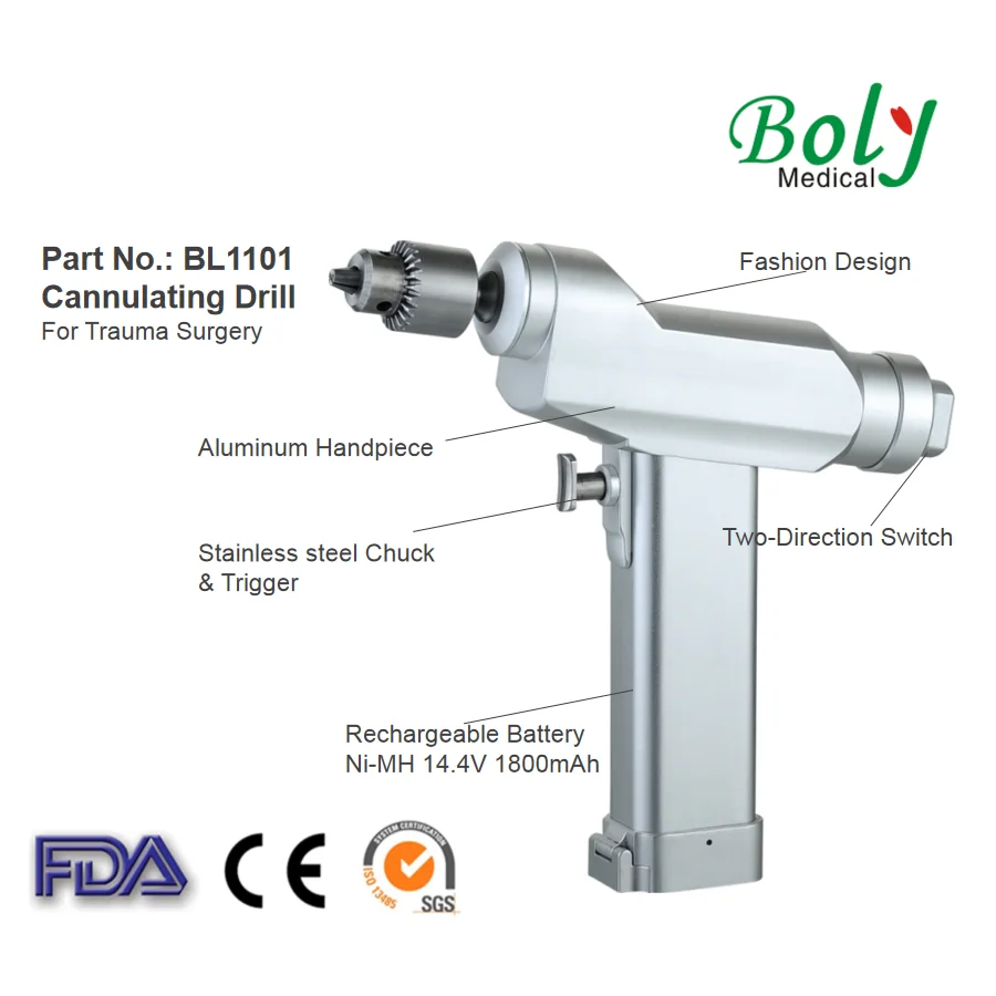 
Boly electric surgical power tool canulate drill BL1101 