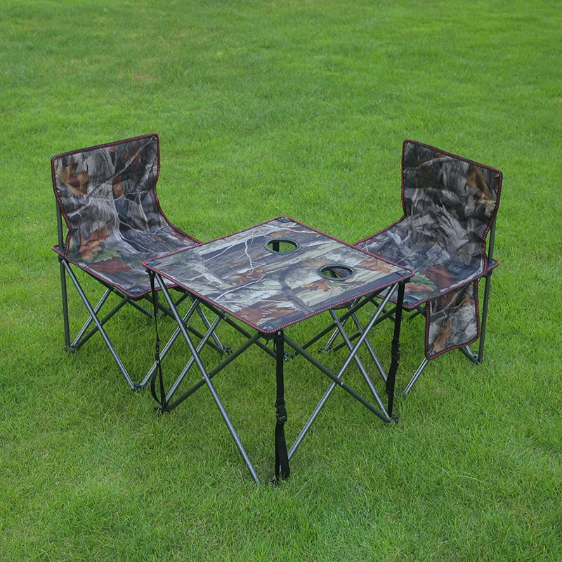 Lightweight Aluminum Outdoor Folding Table Set for Kitchen Living Room and Hotel Foldable Chair & Table for Easy Storage