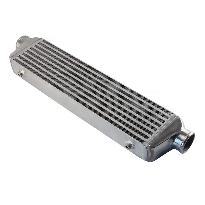 INTERCOOLER 400hp Size 550x230x65mm Universal Tuning Polished Intercooler 2.25/2.5 inch Black/Silver in Stock
