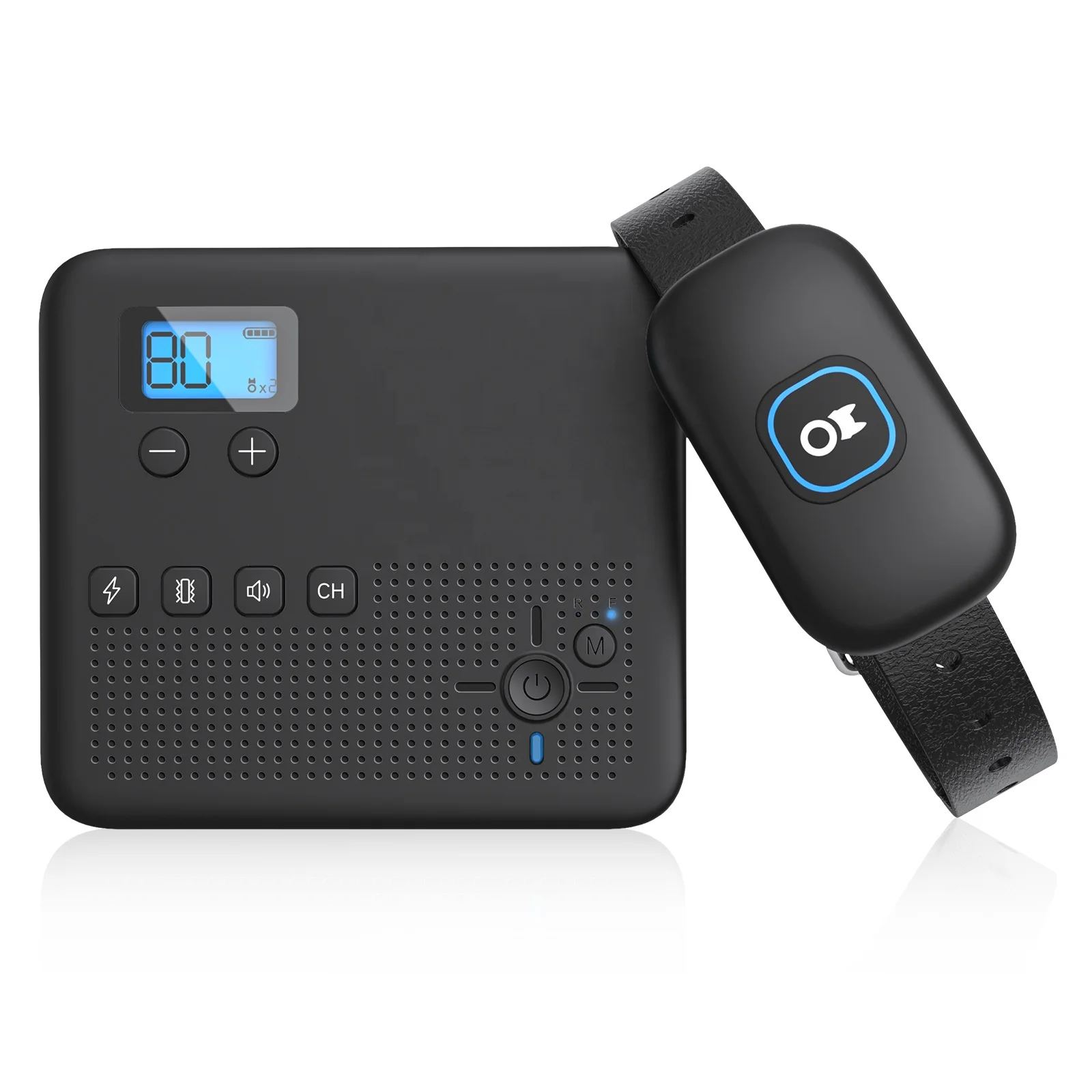 Pet Electronic Wireless Dog Fence 2 In 1 Wireless Intelligent Rechargeable Waterproof Dog Training Collar Dog Bark Controller