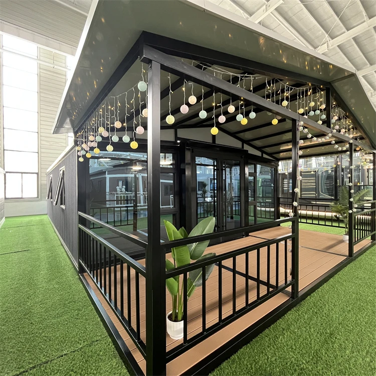 20ft 40 High Cube Luxury Container House Prefab Foldable Modern Modular Home Ready-Made Prefabricated Folding Container House