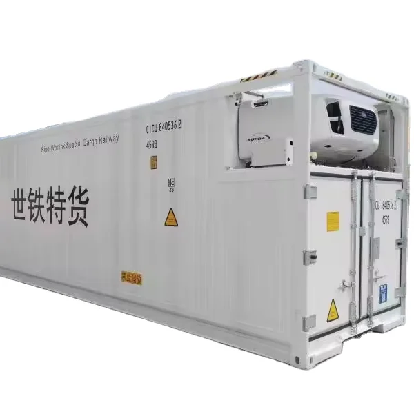 40HC Brand New Self - Powered insulated container fruit storage fresh vegetable transport reefer container with curtain