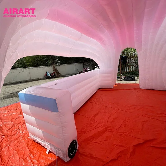 Custom Shape Inflatable Advertising Tent, Inflatable Ice Cream Tent, Summer Ice Cream Sale Inflatable Booth