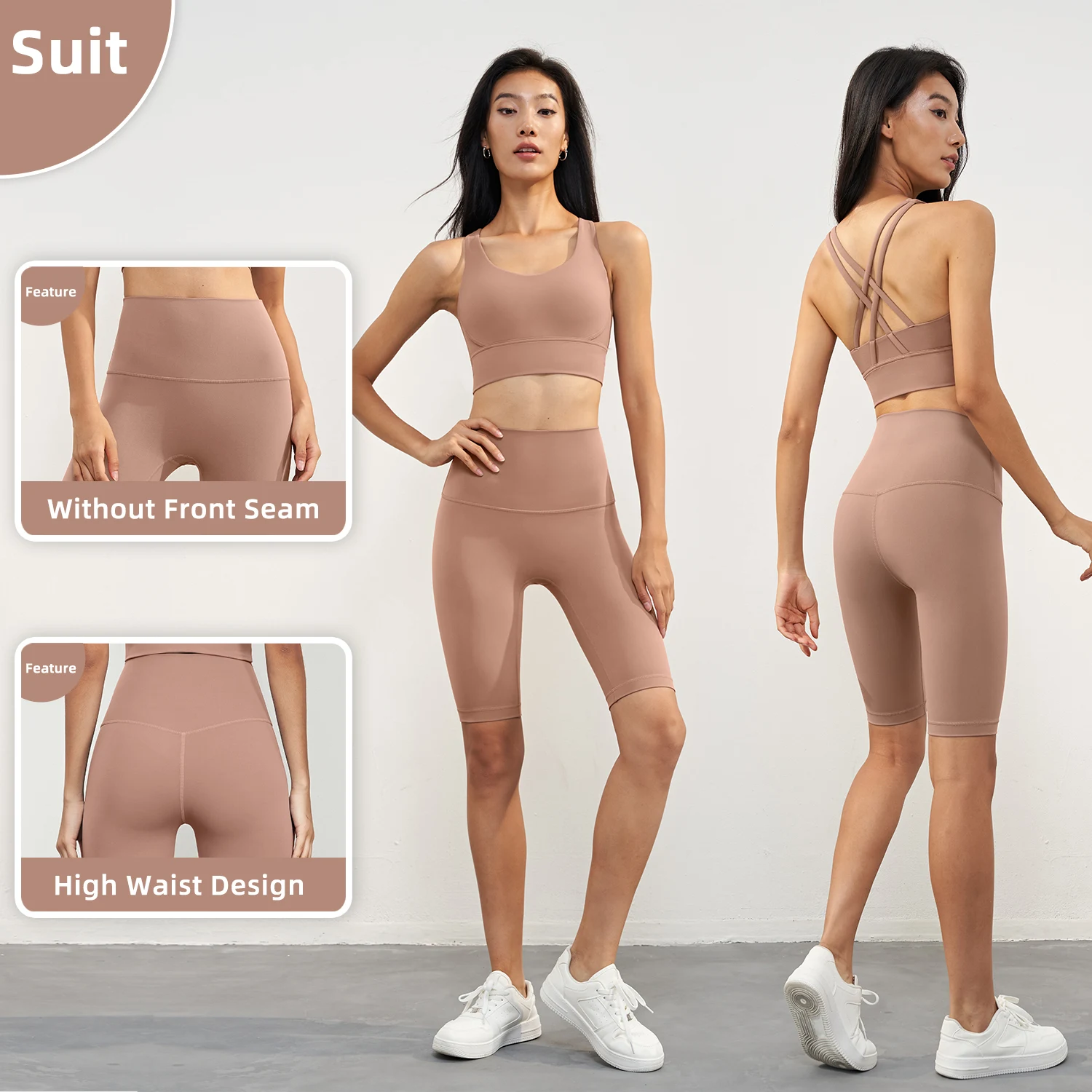 Nuls Custom Gym Fitness Leggings Yoga Workout Shorts Yoga Biker Shorts Yoga Shorts