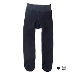 Hot Sale Winter Thick Fleece Thermal Child Pantyhose Fashion Solid Slim High Waist Fuzzy Warm Baby Pantyhose Tights