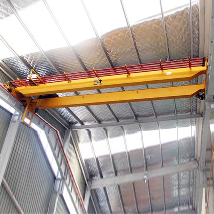 European design bridge crane double beam winch hard gear KSQ VFD control stepless