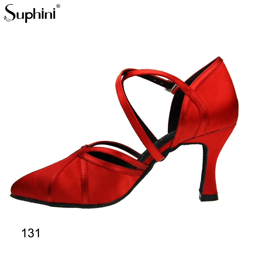 
suphini Low MOQ Woman Standard Modern Ballroom Dance Shoes 